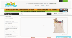 Desktop Screenshot of cheaptotebags.com